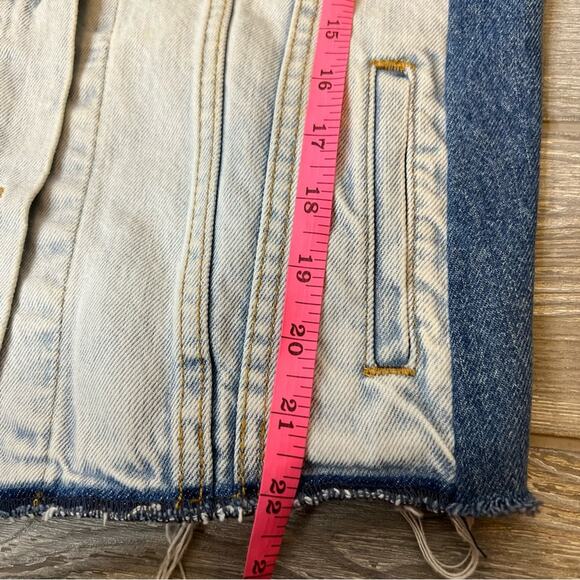 Levi’s premium Two-Tone Denim Jacket sz XS - Picture 4 of 8